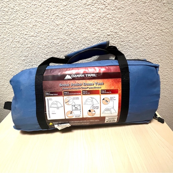 Ozark Trail Scout Junior Dome Blue Camping Tent - Picture 5 of 10